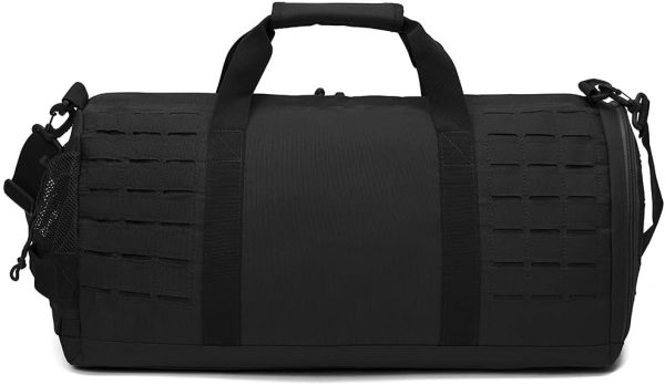 40L Military Tactical Duffle Bag For Men Sport Gym Fitness Tote Travel Training Workout With Shoe Compartment Basketball Football Weekender - Image 4